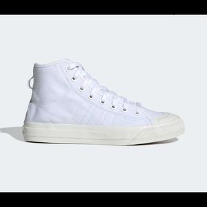 Adidas canvas high tops